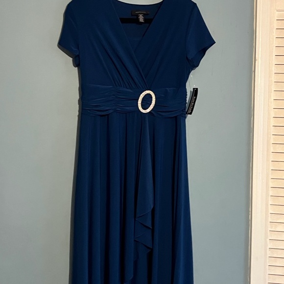 NWT R&M Richards peacock dress 👗 size 10 bnwt short sleeve - Picture 1 of 9